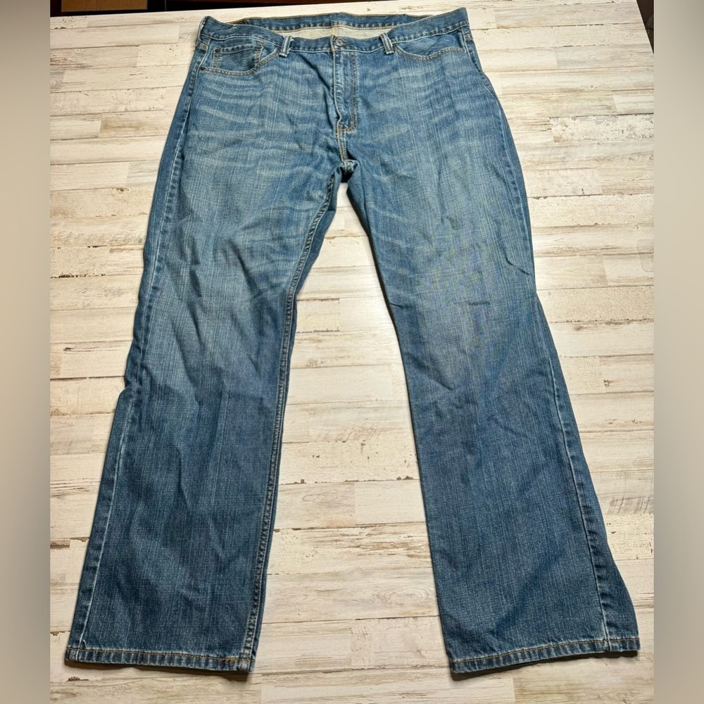 Levis 559 Jeans Mens 40x32 Blue Relaxed Fit Straight Leg Denim Classic - Picture 4 of 9